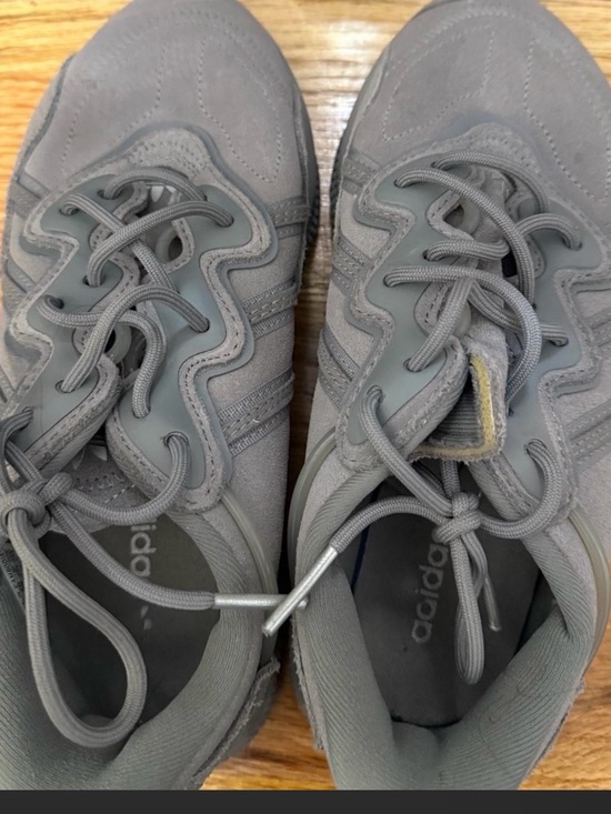 adidas Shoes - adidas Gray Suede Lace-Up Athletic Shoes
